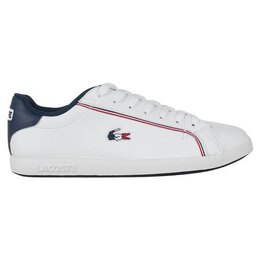 Lacoste: Белые кроссовки  Graduate