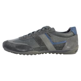 Geox: Серые кроссовки 