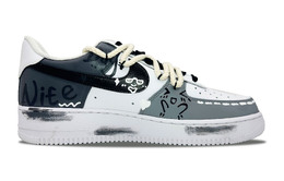 Nike: Чёрные кроссовки  Air Force 1