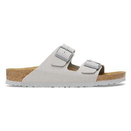 Birkenstock: Серые сандалии  Arizona Birko Flor