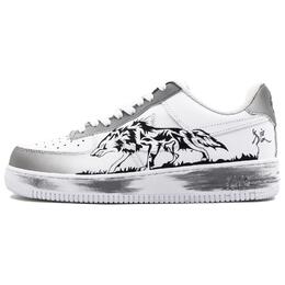 Nike: Чёрные кроссовки  Air Force 1