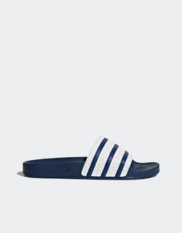 Adidas: Тёмные шлёпанцы  Adilette