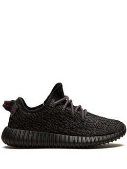 Adidas: Чёрные кроссовки  Yeezy Boost 350