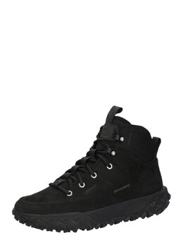 Timberland: Чёрные ботинки 