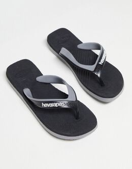 Havaianas: Чёрные шлёпанцы 