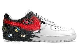 Nike: Чёрные кроссовки  Air Force 1