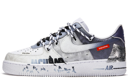Nike: Серые кроссовки  Air Force 1