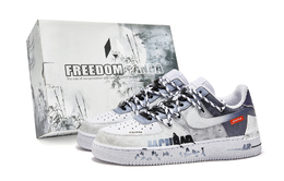 Nike: Серые кроссовки  Air Force 1
