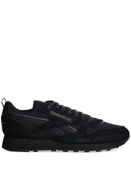 Reebok: Чёрные кроссовки  Classic Leather