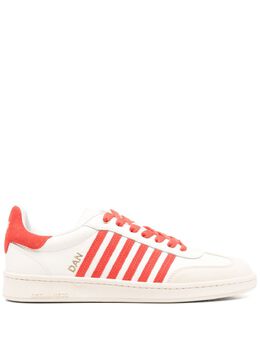 DSQUARED2: Белые кроссовки  Boxer