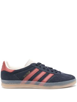 adidas: Голубые кроссовки  Gazelle Indoor