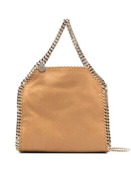 Stella McCartney: Коричневая сумка-шоппер  Falabella