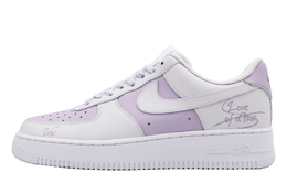 Nike: Фиолетовые кроссовки  Air Force 1