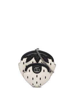 Gucci Pre-Owned: Серебристая сумка через плечо 