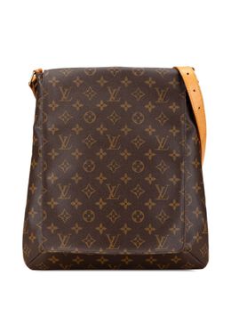 Louis Vuitton Pre-Owned: Коричневая сумка через плечо 