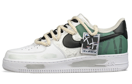 Nike: Зелёные кроссовки  Air Force 1