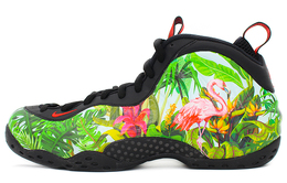 Nike: Чёрные кроссовки  Foamposite One