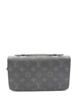 Louis Vuitton Pre-Owned: Чёрный кошелёк 