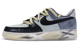 Nike: Чёрные кроссовки  Air Force 1