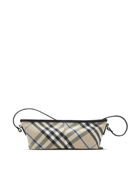 Burberry: Бежевая сумка  Vintage Check