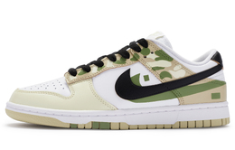 Nike: Зелёные кроссовки  Dunk