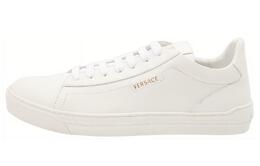 Versace: Белые кеды 