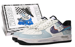Nike: Голубые кроссовки  Air Force 1