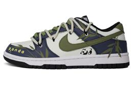 Nike: Тёмные кроссовки  Dunk Low