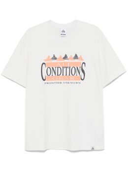 Nike: Светлая футболка  Dri FIT