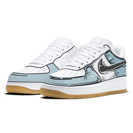 Nike: Белые кроссовки  Air Force 1