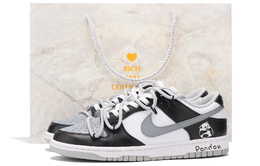 Nike: Серые кроссовки  Dunk