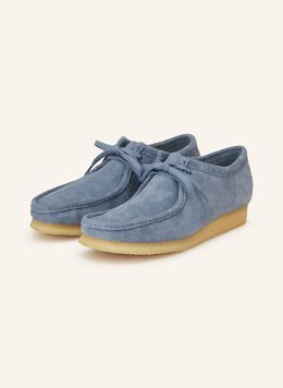 Clarks Originals: Голубые ботинки 