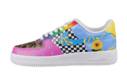 Nike: Голубые кроссовки  Air Force 1