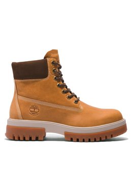 Timberland: Коричневые ботинки 