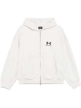 Balenciaga: Белая толстовка 