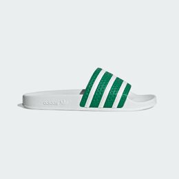 Adidas: Зелёные шлёпанцы  Adilette