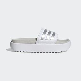 Adidas: Белые шлёпанцы  Adilette