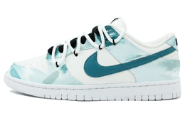 Nike: Зелёные кроссовки  Dunk