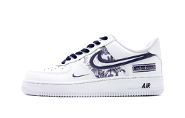 Nike: Белые кроссовки  Air Force 1