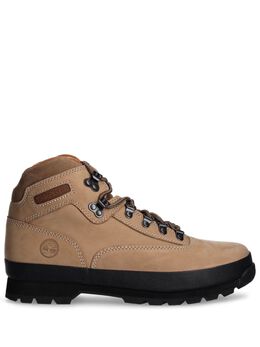Timberland: Бежевые ботинки 