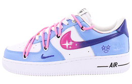 Nike: Фиолетовые кроссовки  Air Force 1