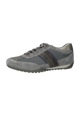 Geox: Серые кроссовки 