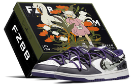 Nike: Серые кроссовки  Dunk