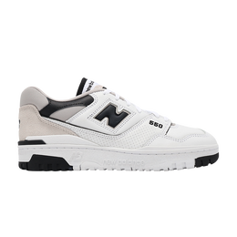 New Balance: Белые кроссовки  550