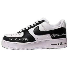 Nike: Чёрные кроссовки  Air Force 1