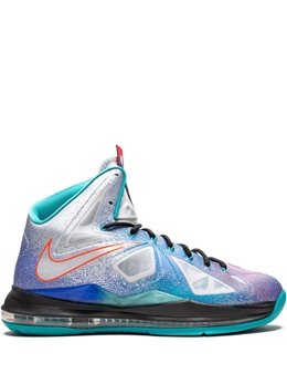 Nike: Синие кроссовки  Lebron 10