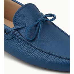 Tod's: Синие мокасины  Gommino