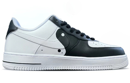 Nike: Чёрные кроссовки  Air Force 1