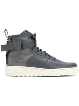 Nike: Серые кроссовки  Air Force 1