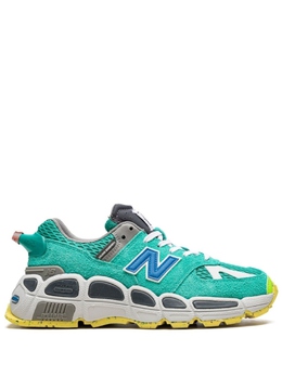 New Balance: Синие кроссовки  574